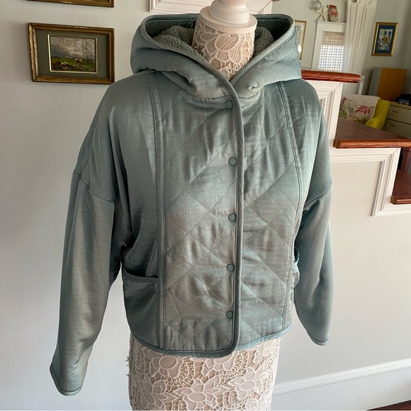 SATURDAY SUNDAY X Anthropologie Leona Reversible Sherpa Jacket XS - Picture 6 of 8